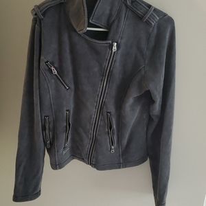 Girls sweatshirt/moto jacket